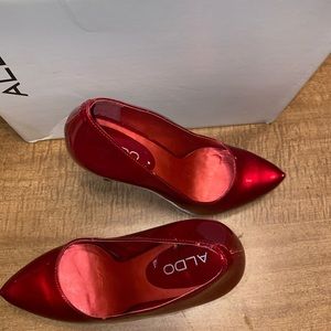 Aldo Red high heels Size 7.5